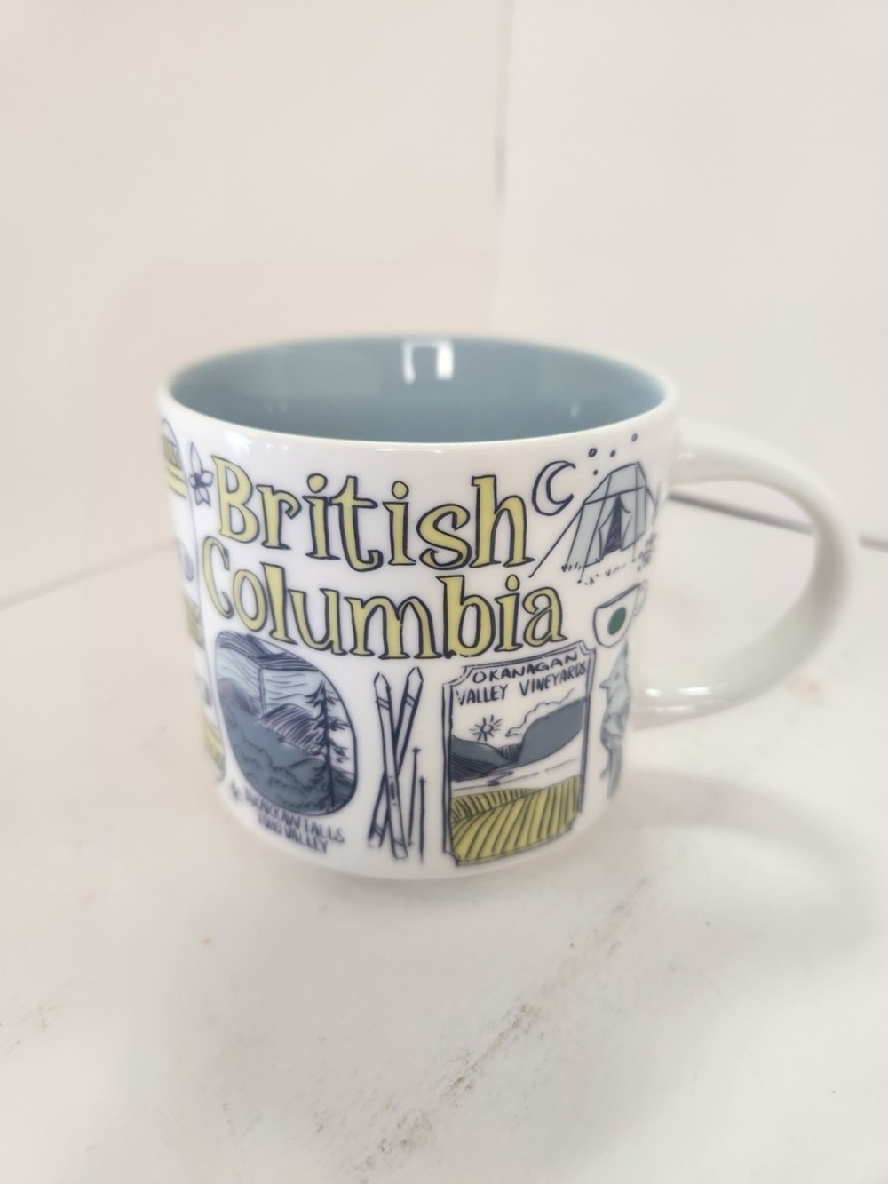 Starbucks BEEN THERE SERIES British Columbia Ceramic Mug, 14 Oz